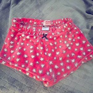 Pink fuzzy pajama shorts💗